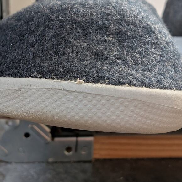 allbirds Athletic Lace Up Running Shoes Men's Size 12 Merino Wool Runners Gray - Picture 9 of 11